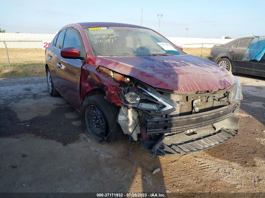 2016 NISSAN SENTRA SV - 3N1AB7AP5GY241381