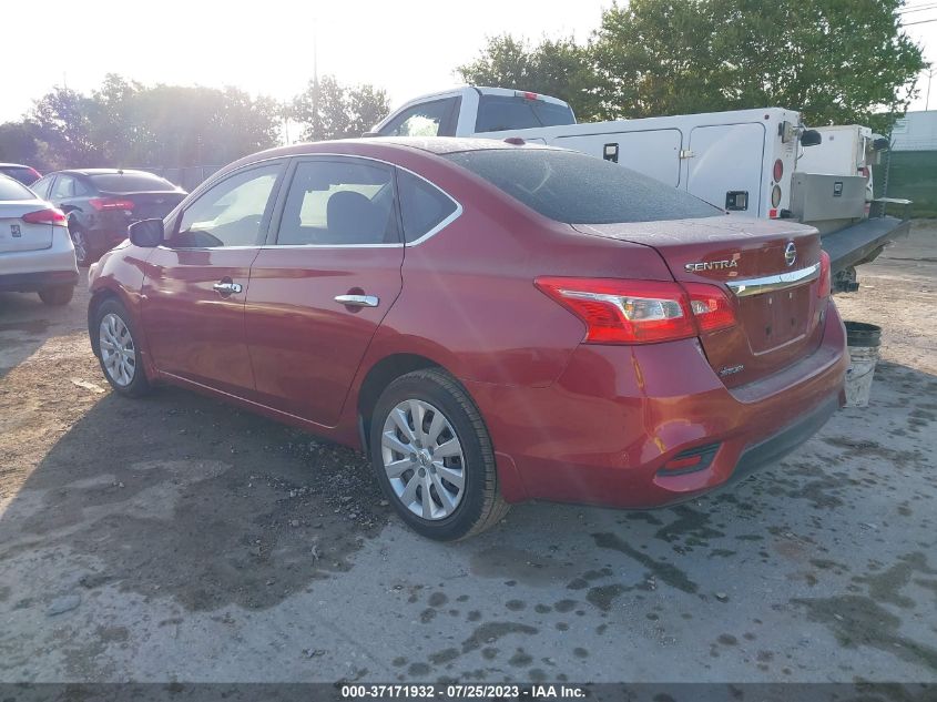 2016 NISSAN SENTRA SV - 3N1AB7AP5GY241381