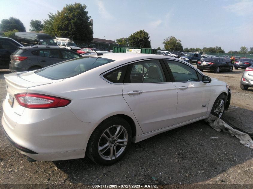 2015 FORD FUSION ENERGI TITANIUM - 3FA6P0SU7FR287387