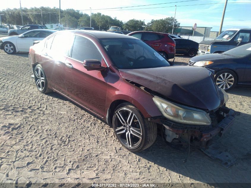 2014 HONDA ACCORD SEDAN EX-L - 1HGCR3F8XEA016503
