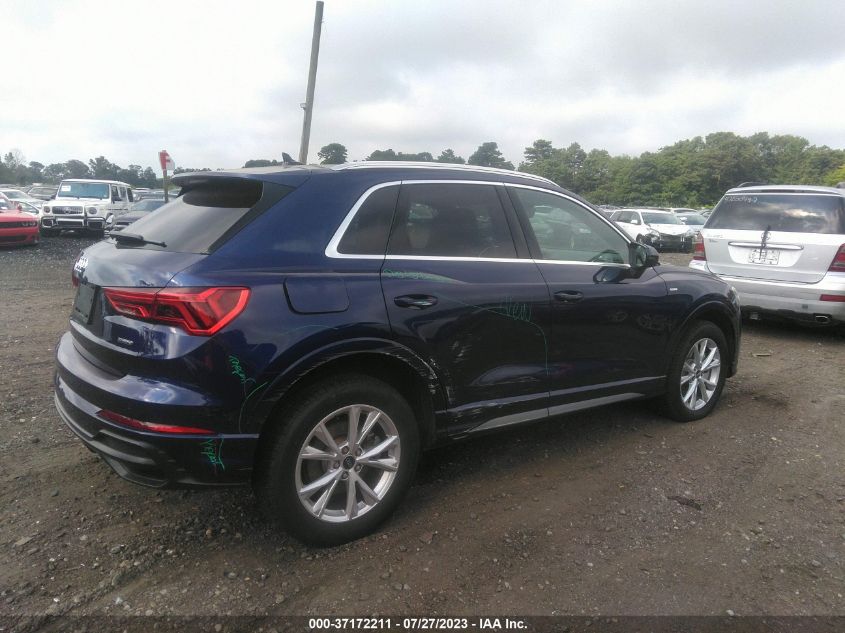 2022 AUDI Q3 S LINE PREMIUM PLUS - WA1EECF37N1025967