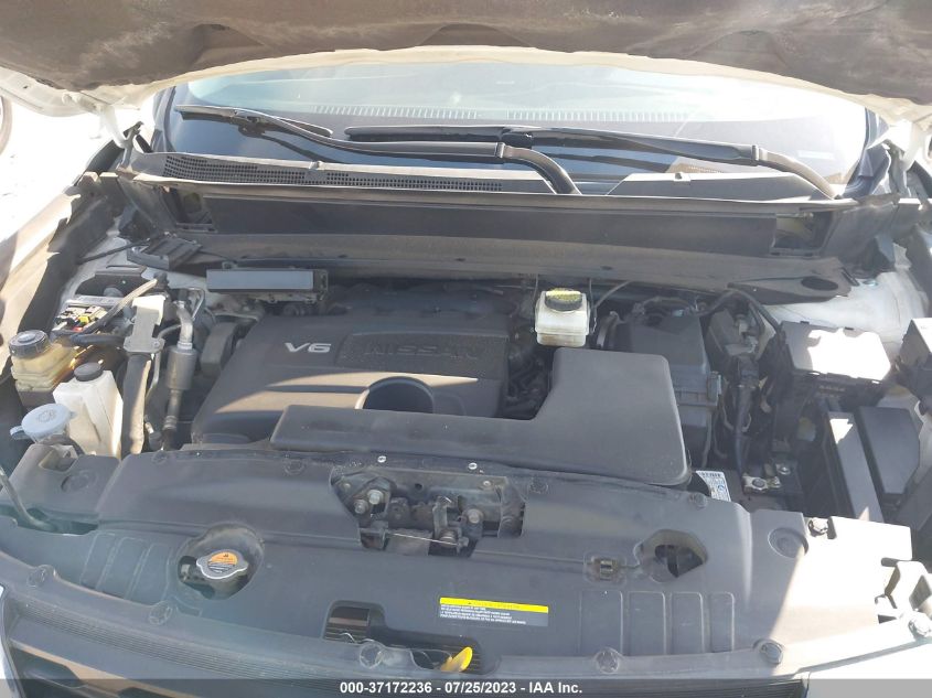 2019 NISSAN PATHFINDER SL - 5N1DR2MN9KC588177