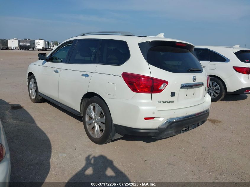 2019 NISSAN PATHFINDER SL - 5N1DR2MN9KC588177