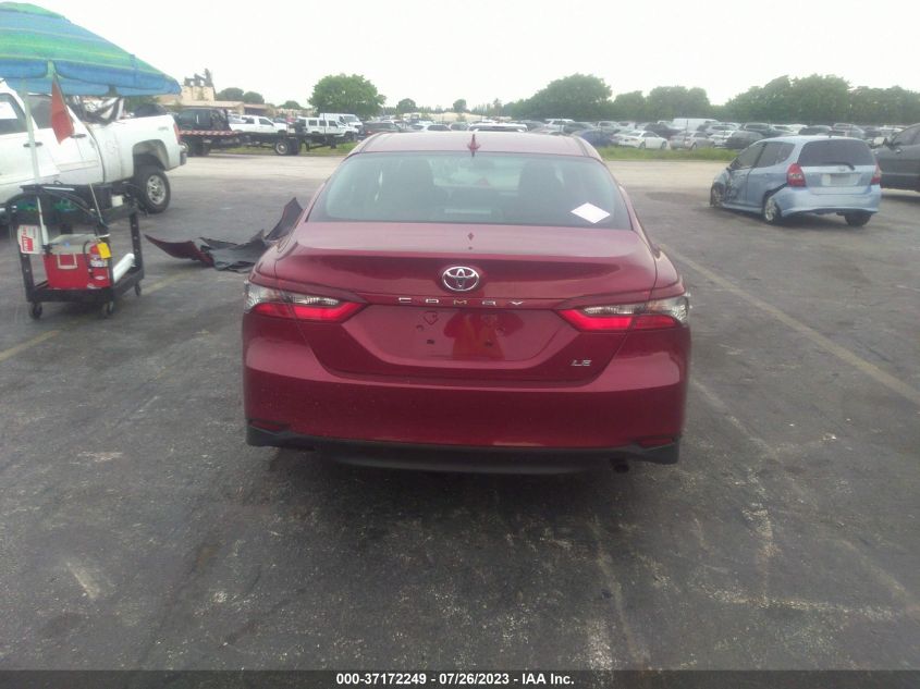 2022 TOYOTA CAMRY LE - 4T1C11AK8NU010089