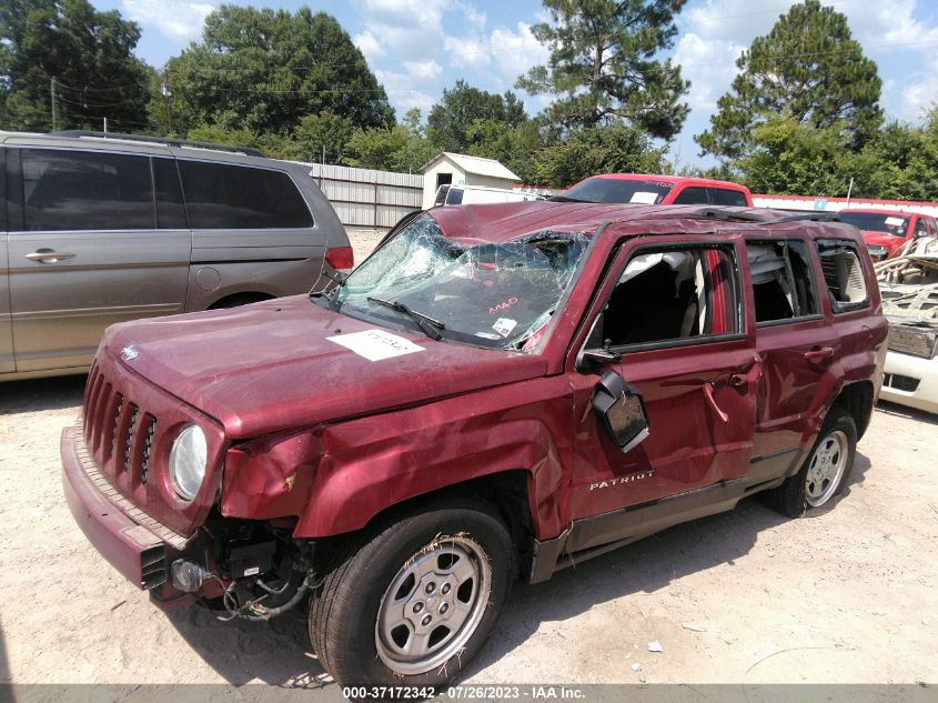 2016 JEEP PATRIOT SPORT - 1C4NJPBA6GD747560