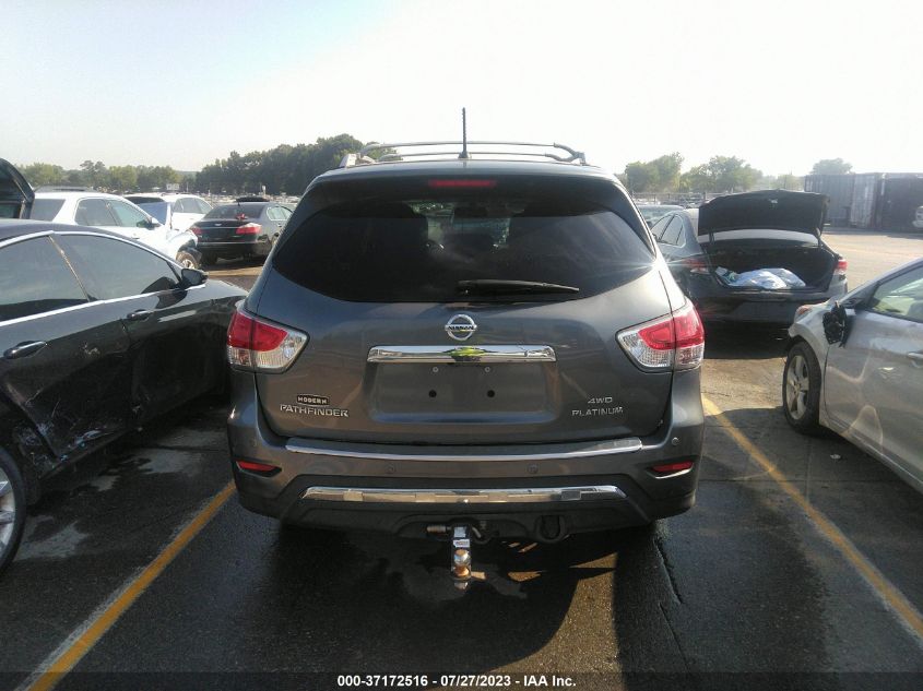 2015 NISSAN PATHFINDER PLATINUM - 5N1AR2MM3FC698397