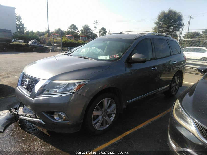 2015 NISSAN PATHFINDER PLATINUM - 5N1AR2MM3FC698397