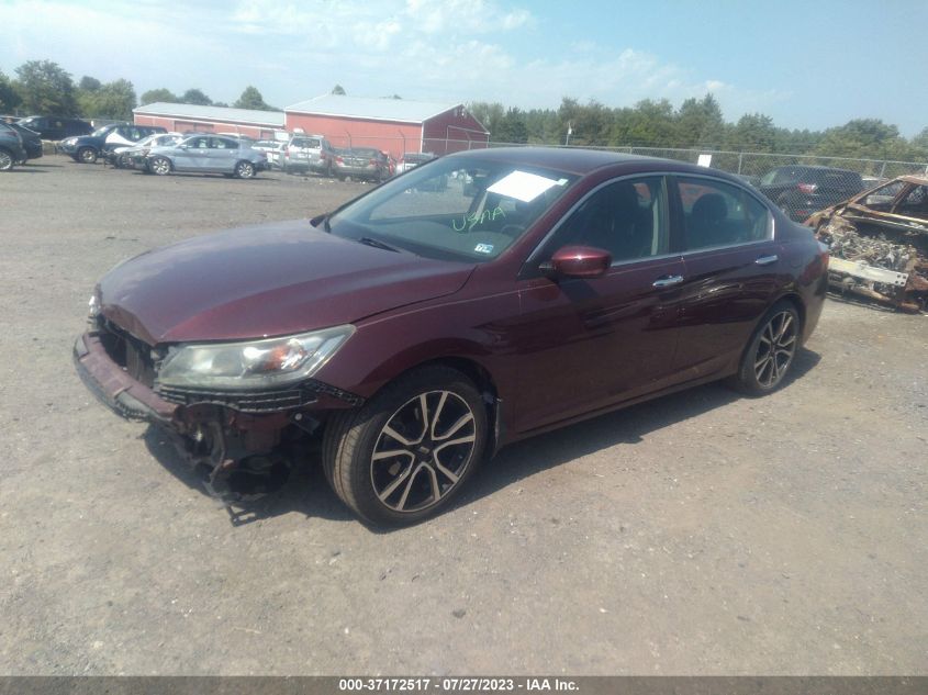 2015 HONDA ACCORD SEDAN SPORT - 1HGCR2F53FA048937
