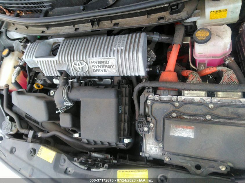 2013 TOYOTA PRIUS ONE/TWO/THREE/FOUR/FIVE - JTDKN3DU2D0350583