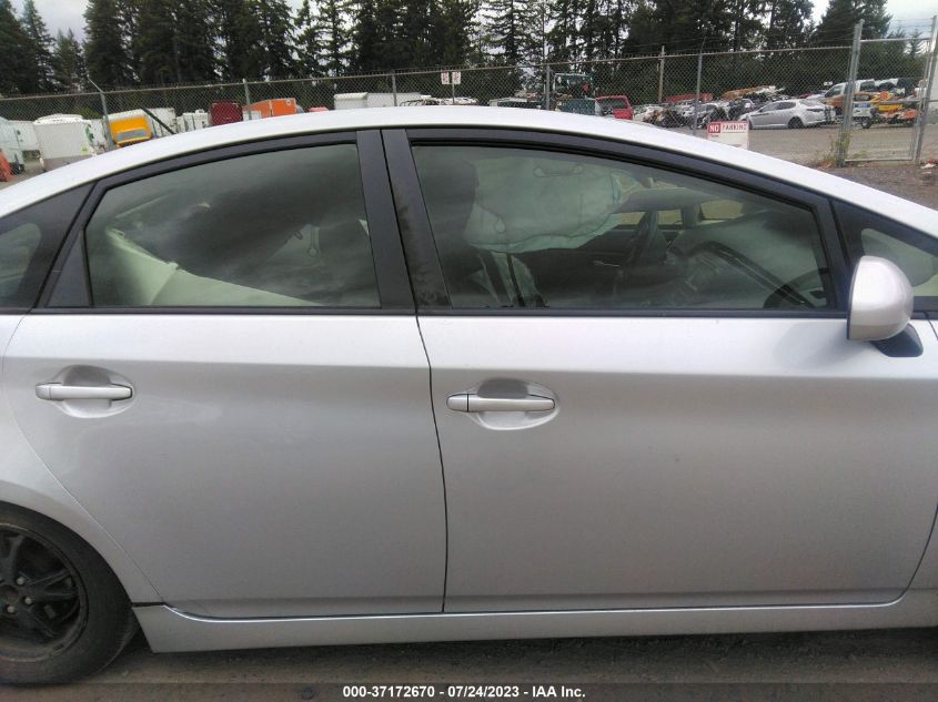 2013 TOYOTA PRIUS ONE/TWO/THREE/FOUR/FIVE - JTDKN3DU2D0350583