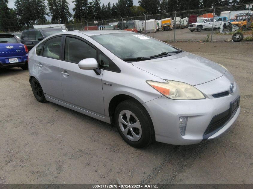2013 TOYOTA PRIUS ONE/TWO/THREE/FOUR/FIVE - JTDKN3DU2D0350583