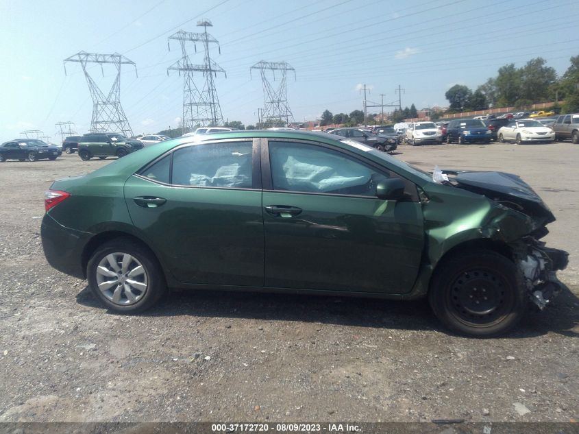 2014 TOYOTA COROLLA L/LE/S/S PLUS/LE PLUS - 2T1BURHE6EC226252