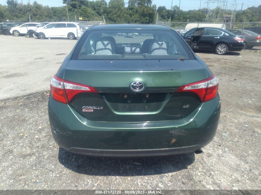 2014 TOYOTA COROLLA L/LE/S/S PLUS/LE PLUS - 2T1BURHE6EC226252