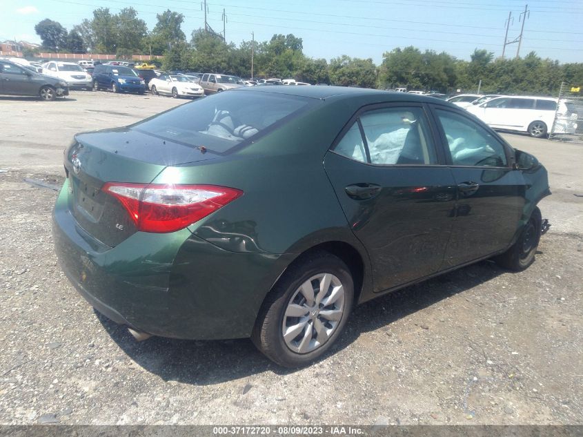 2014 TOYOTA COROLLA L/LE/S/S PLUS/LE PLUS - 2T1BURHE6EC226252