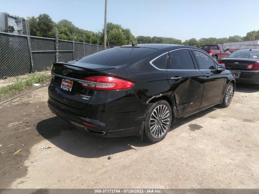 2017 FORD FUSION TITANIUM/PLATINUM - 3FA6P0D92HR252476