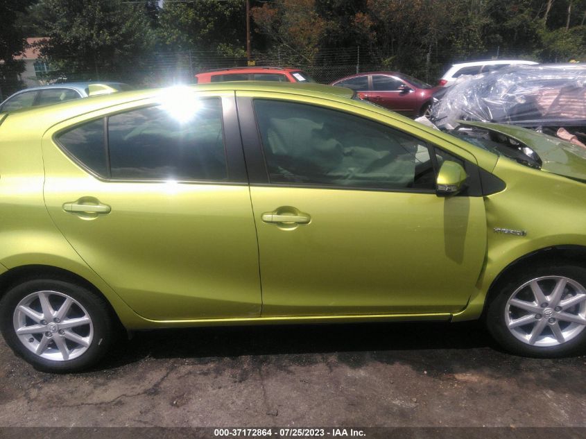 2016 TOYOTA PRIUS C ONE/TWO/THREE/FOUR - JTDKDTB34G1589290