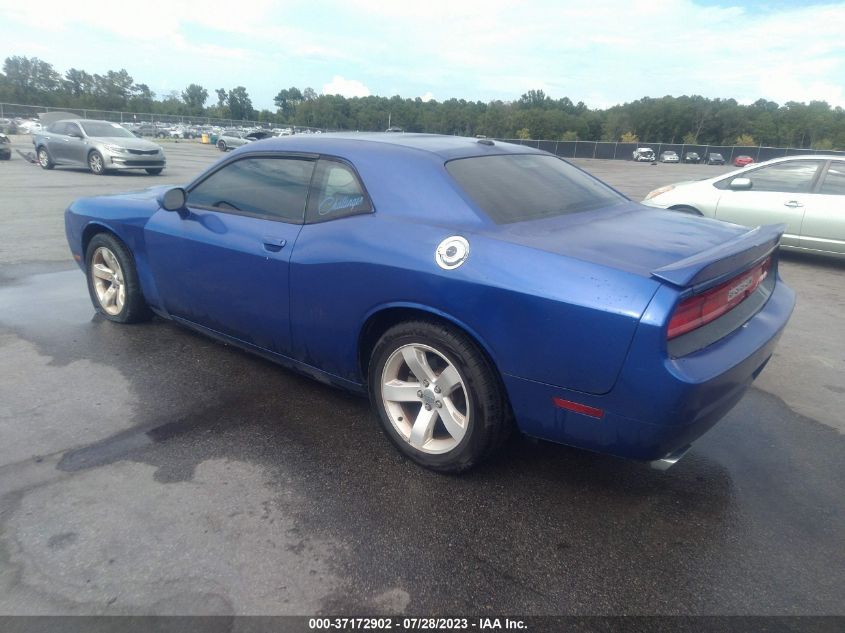 2013 DODGE CHALLENGER SXT - 2C3CDYAG8DH582088