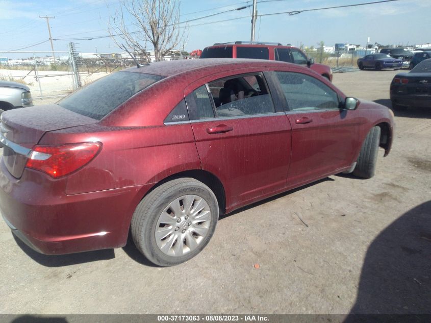 2013 CHRYSLER 200 LX - 1C3CCBAB6DN691628