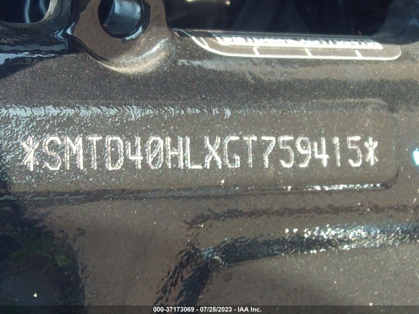 2016 TRIUMPH MOTORCYCLE BONNEVILLE T120 - SMTD40HLXGT759415