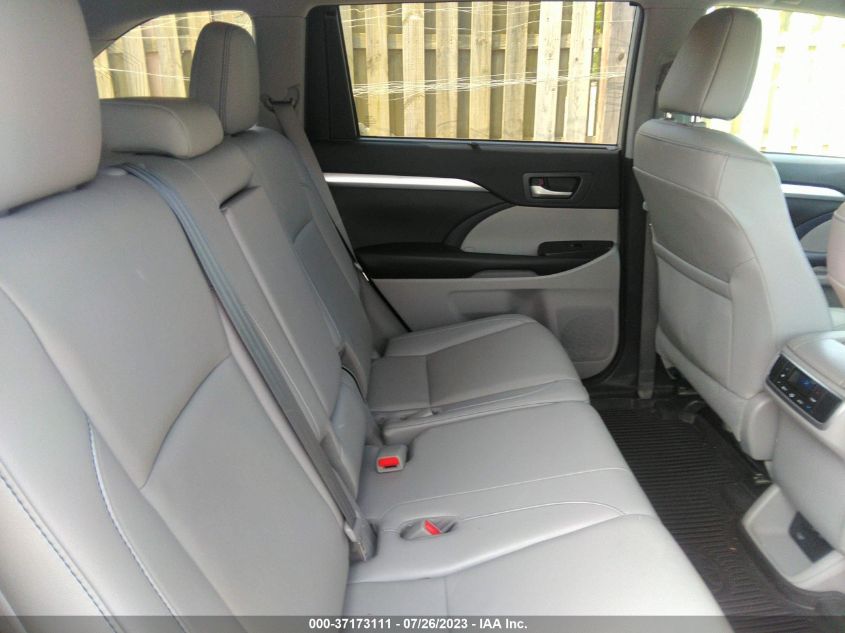 2019 TOYOTA HIGHLANDER HYBRID XLE - 5TDJGRFH8KS053112