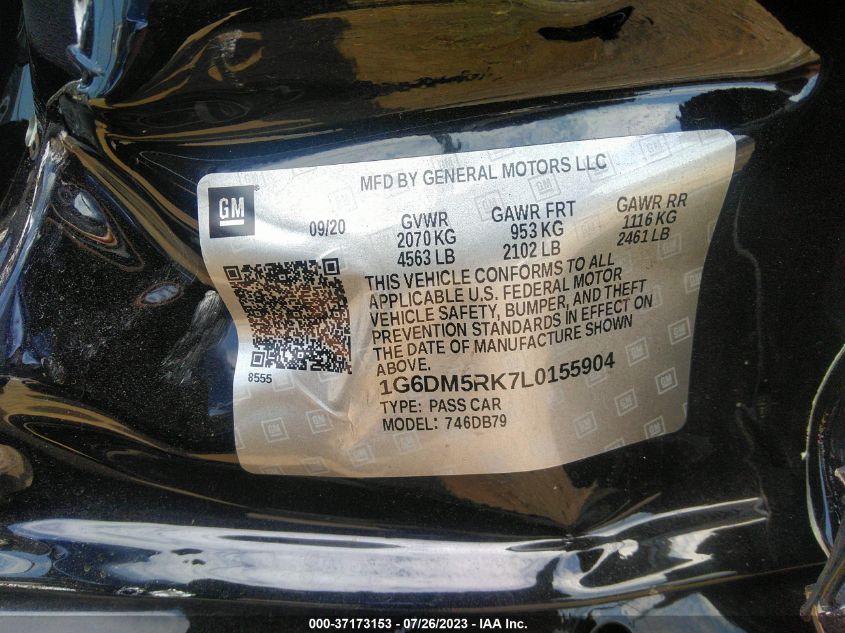2020 CADILLAC CT5 LUXURY - 1G6DM5RK7L0155904
