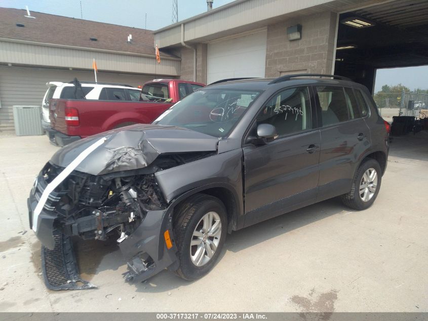 2015 VOLKSWAGEN TIGUAN S - WVGAV7AXXFW504387