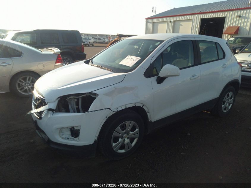 2016 CHEVROLET TRAX LS - 3GNCJKSB9GL263449
