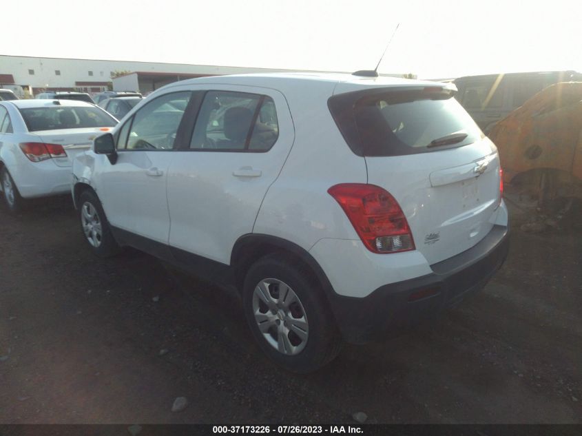 2016 CHEVROLET TRAX LS - 3GNCJKSB9GL263449