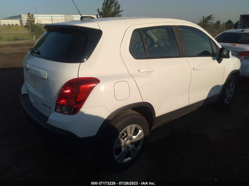2016 CHEVROLET TRAX LS - 3GNCJKSB9GL263449