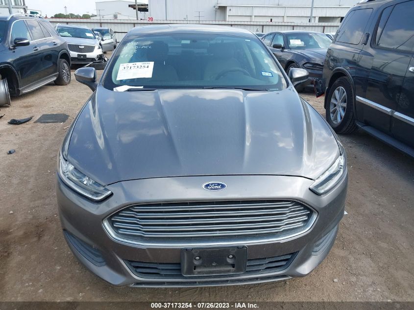 2013 FORD FUSION S - 3FA6P0G75DR127444