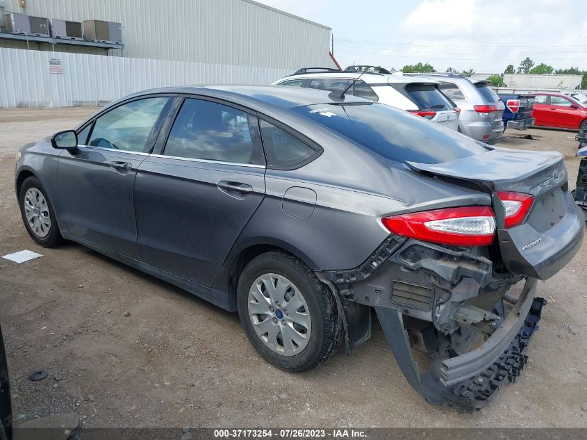 2013 FORD FUSION S - 3FA6P0G75DR127444