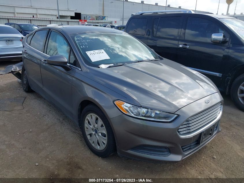 2013 FORD FUSION S - 3FA6P0G75DR127444