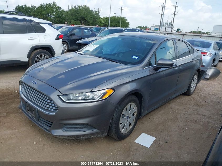 2013 FORD FUSION S - 3FA6P0G75DR127444