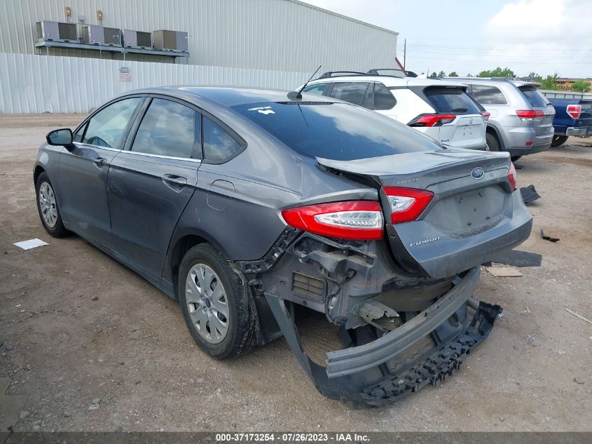 2013 FORD FUSION S - 3FA6P0G75DR127444