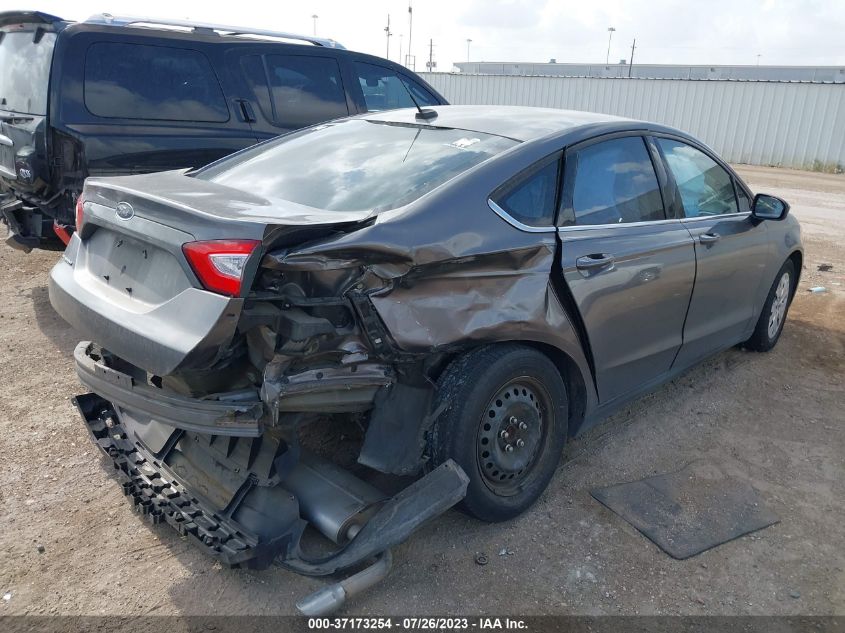 2013 FORD FUSION S - 3FA6P0G75DR127444