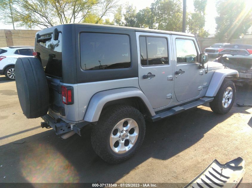 2015 JEEP WRANGLER UNLIMITED SAHARA - 1C4BJWEGXFL512709