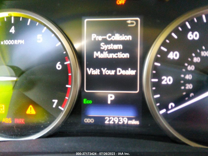 2020 LEXUS NX NX 300 - JTJGARBZ8L2173721