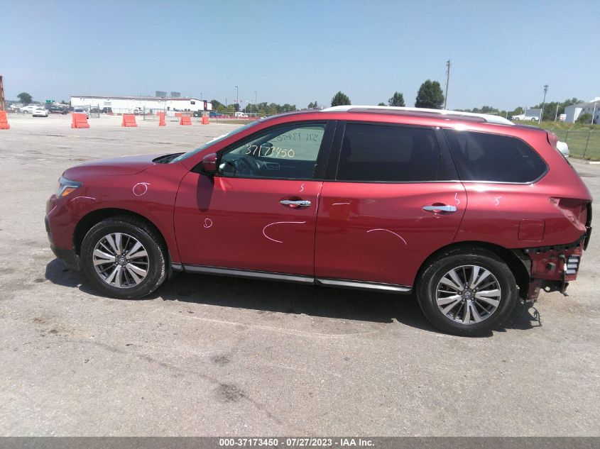 2017 NISSAN PATHFINDER SV - 5N1DR2MM5HC610109