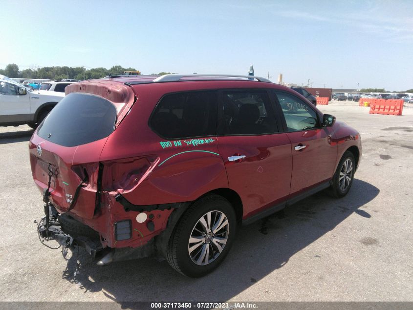 2017 NISSAN PATHFINDER SV - 5N1DR2MM5HC610109