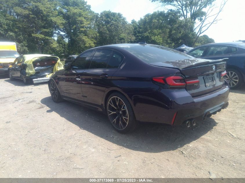 VIN WBS83CH01MCH20231 2021 BMW M5