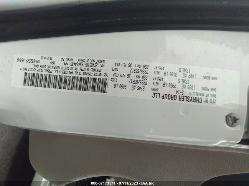 2014 CHRYSLER TOWN & COUNTRY TOURING - 2C4RC1BG1ER404405