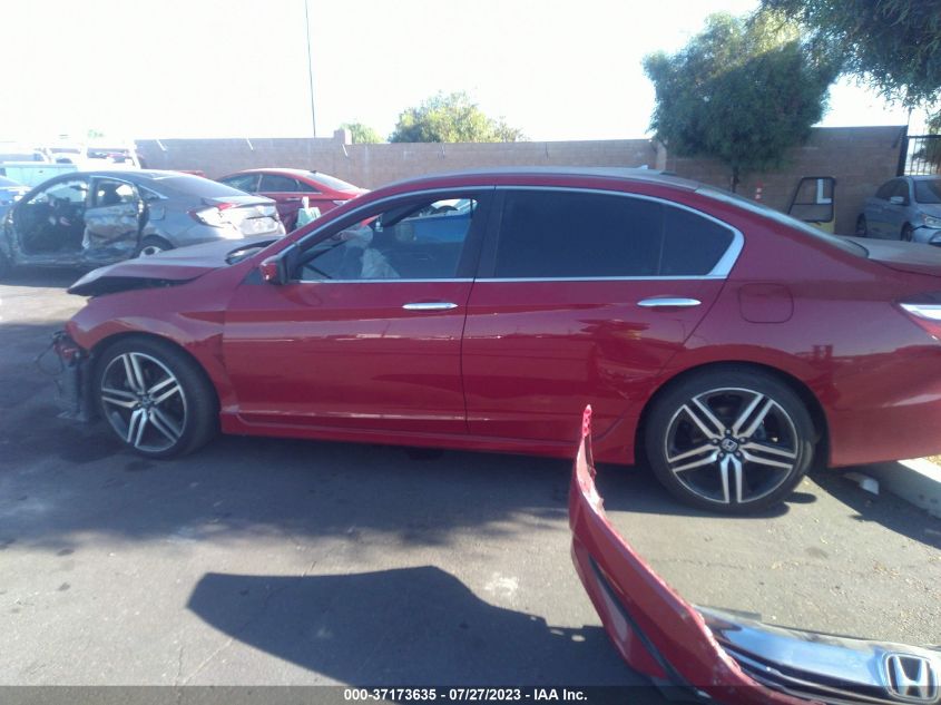2016 HONDA ACCORD SEDAN SPORT - 1HGCR2F57GA241240