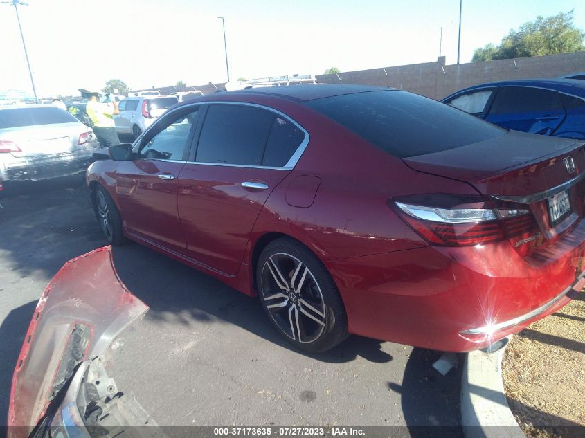 2016 HONDA ACCORD SEDAN SPORT - 1HGCR2F57GA241240