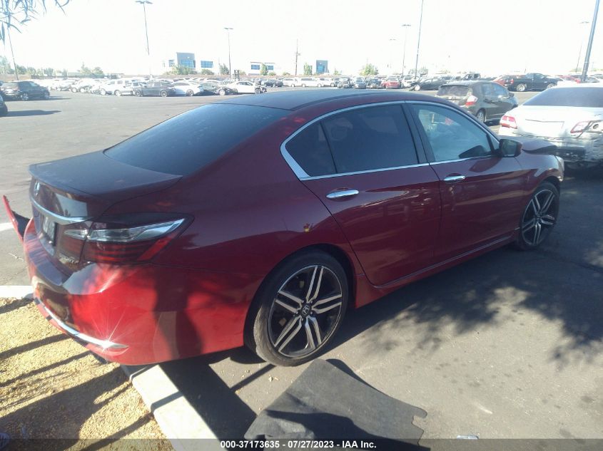 2016 HONDA ACCORD SEDAN SPORT - 1HGCR2F57GA241240