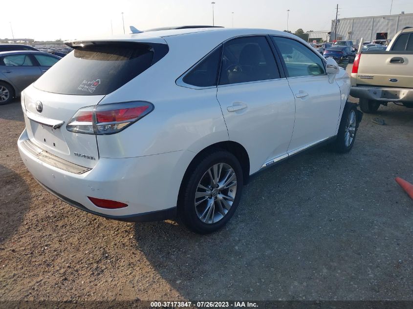 2013 LEXUS RX 450H - JTJZB1BA6D2409365