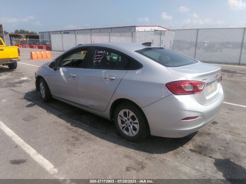 2019 CHEVROLET CRUZE LS - 1G1BC5SM8K7146694