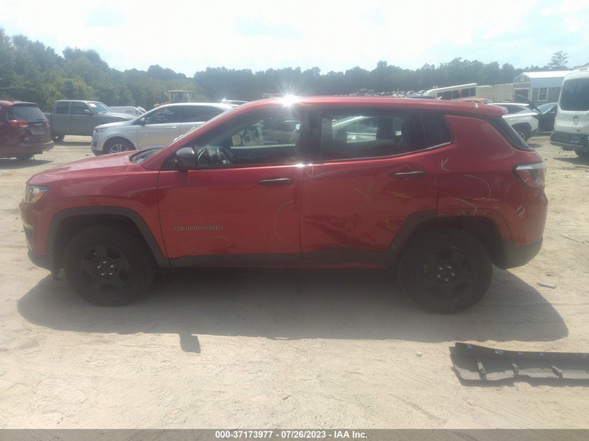 VIN 3C4NJDABXJT178951 2018 JEEP COMPASS SPORT