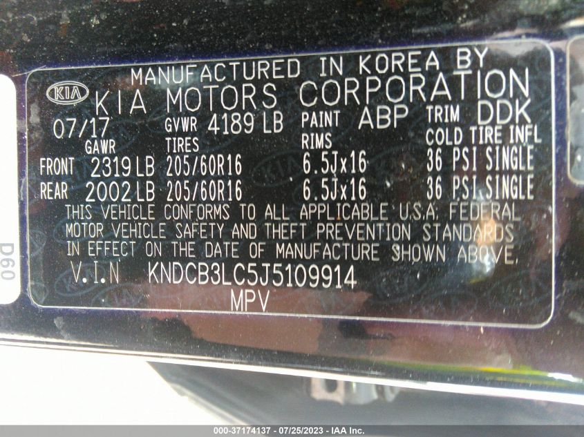 2018 KIA NIRO LX - KNDCB3LC5J5109914