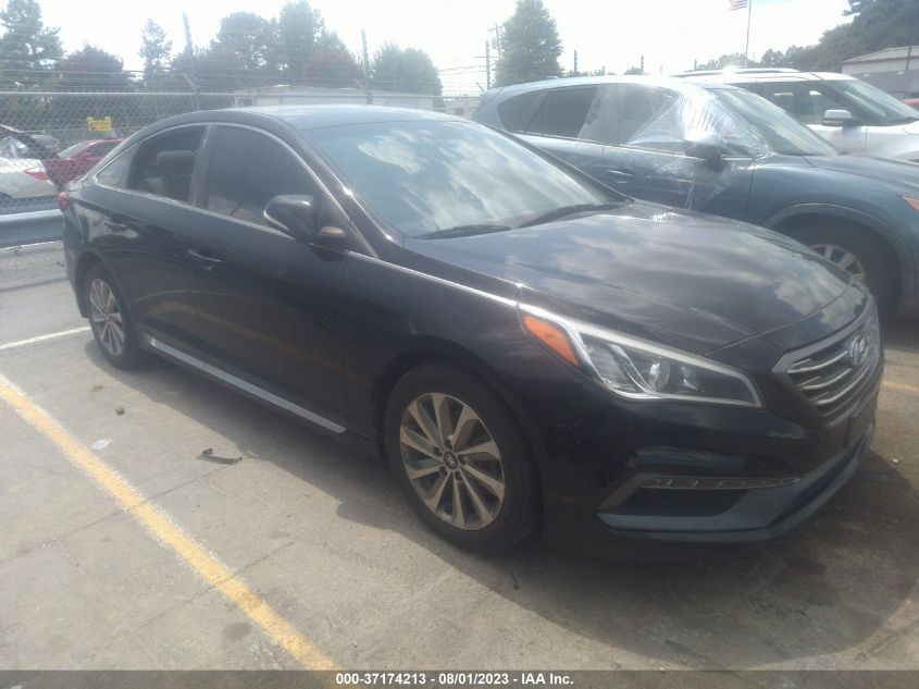 2015 HYUNDAI SONATA 2.4L SPORT - 5NPE34AF0FH075221