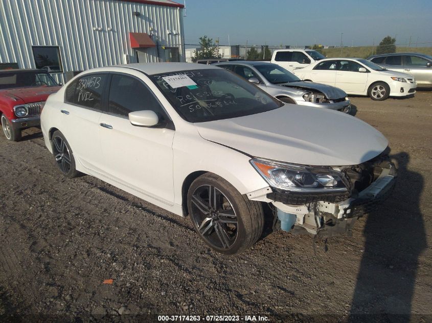 2017 HONDA ACCORD SEDAN SPORT SE - 1HGCR2F14HA221882